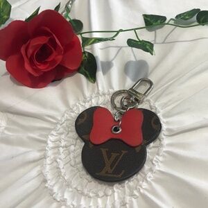 LV Minnie Mouse keychain
